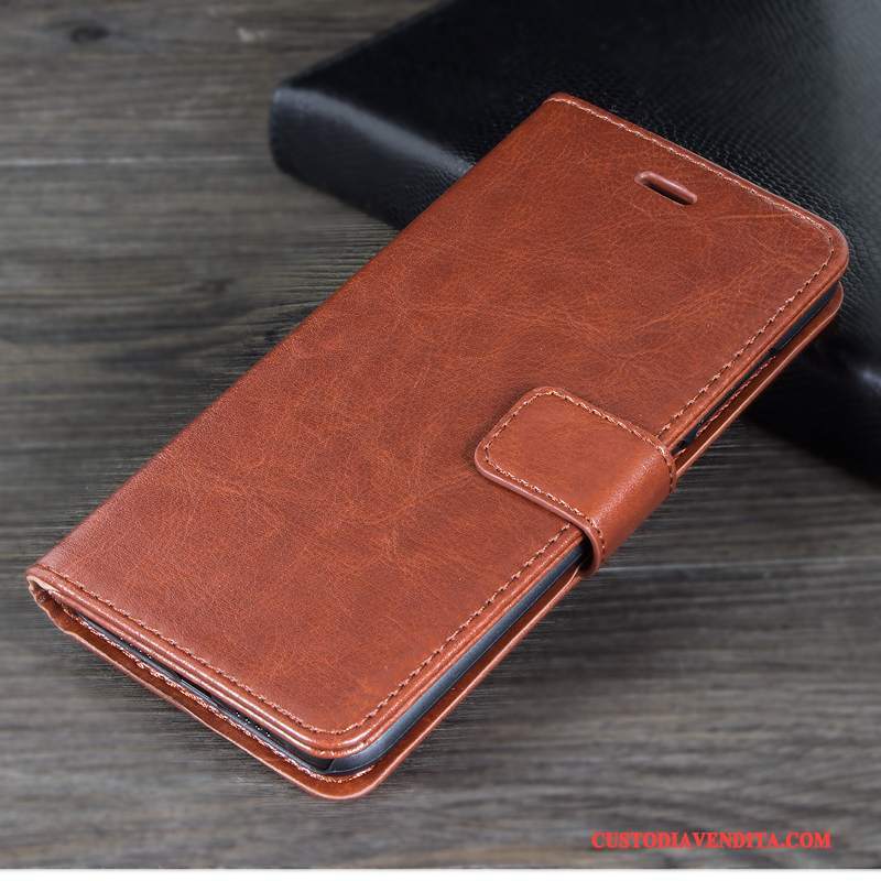 Custodia Huawei Mate 9 Folio Rossotelefono, Cover Huawei Mate 9 Pelle Ornamenti Appesi Anti-caduta