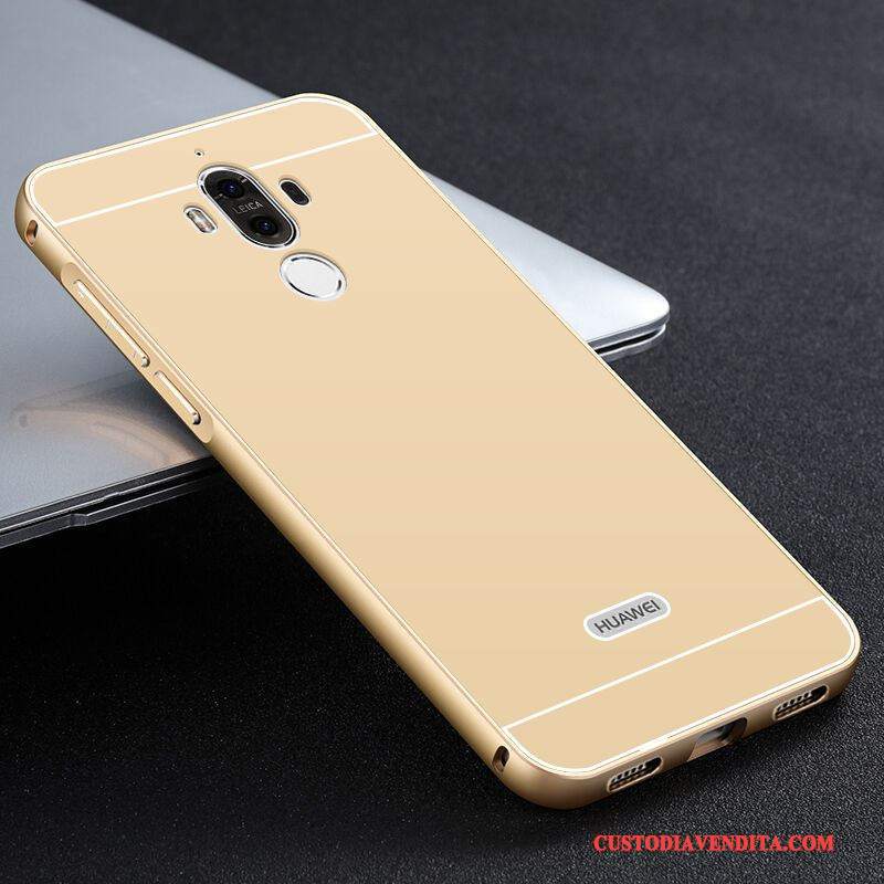 Custodia Huawei Mate 9 Oro Telaio, Cover Huawei Mate 9 Magliatelefono