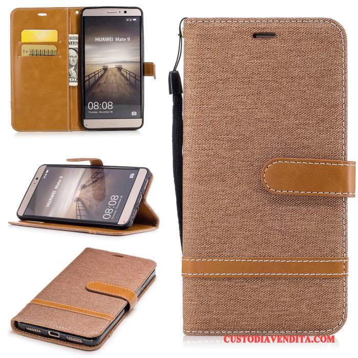 Custodia Huawei Mate 9 Pelle Rossotelefono, Cover Huawei Mate 9 Protezione Coperchio Posteriore