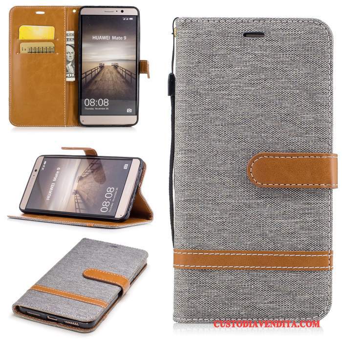 Custodia Huawei Mate 9 Pelle Rossotelefono, Cover Huawei Mate 9 Protezione Coperchio Posteriore