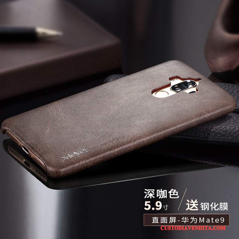 Custodia Huawei Mate 9 Pelle Tendenzatelefono, Cover Huawei Mate 9 Protezione Sottile Anti-caduta