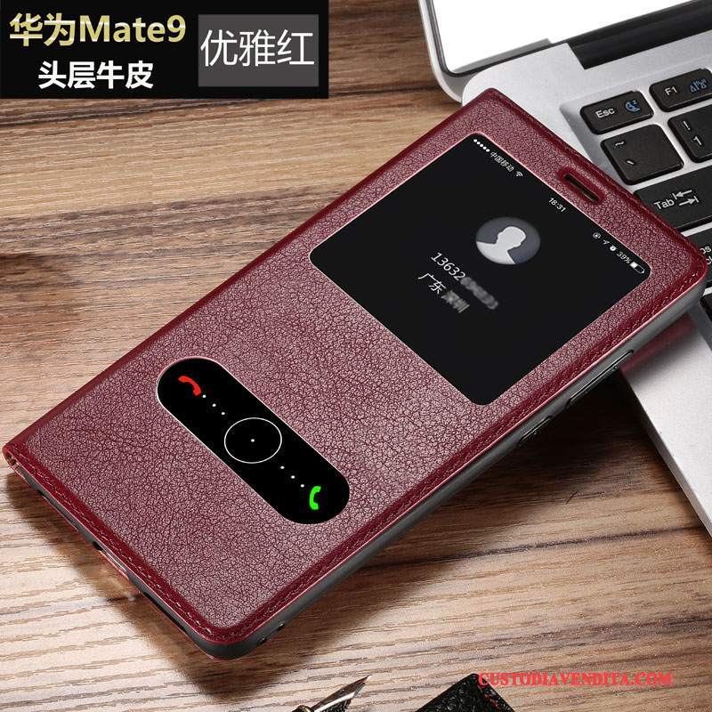 Custodia Huawei Mate 9 Pelle Tutto Inclusotelefono, Cover Huawei Mate 9 Protezione Anti-caduta Affari