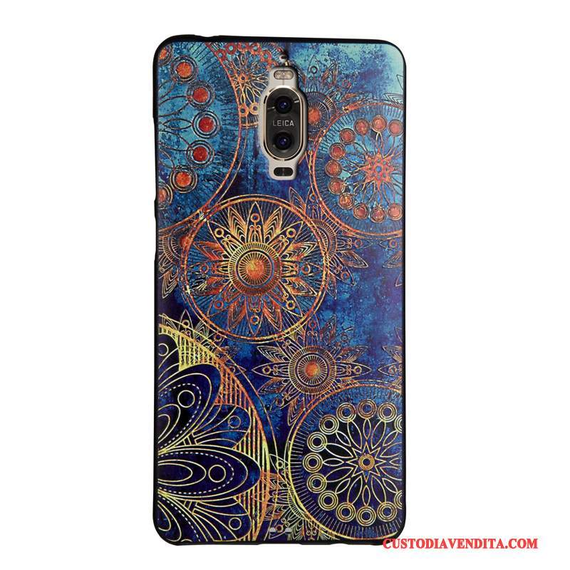 Custodia Huawei Mate 9 Pro Cartone Animato Nero Ornamenti Appesi, Cover Huawei Mate 9 Pro Protezione Telefono