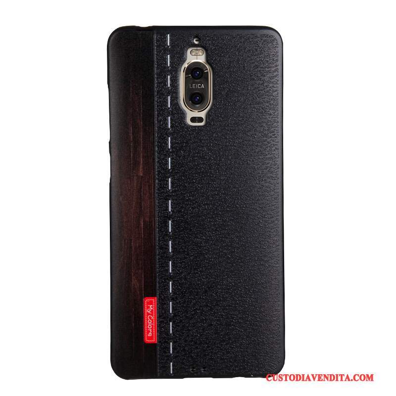 Custodia Huawei Mate 9 Pro Cartone Animato Nero Ornamenti Appesi, Cover Huawei Mate 9 Pro Protezione Telefono