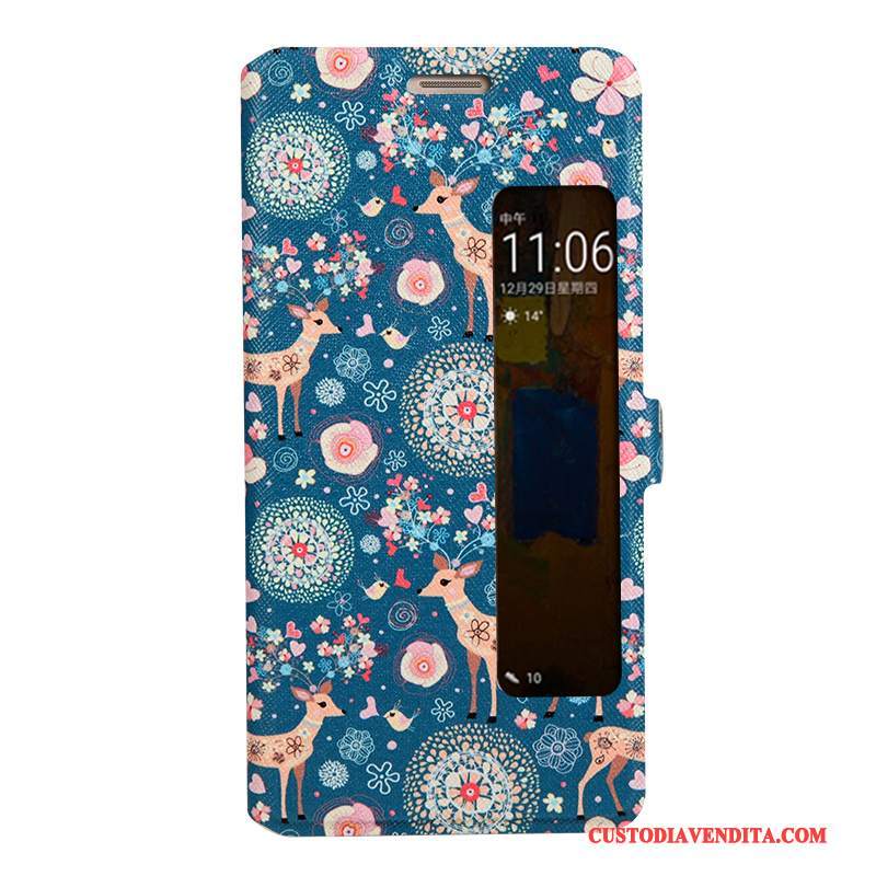 Custodia Huawei Mate 9 Pro Cartone Animato Rosatelefono, Cover Huawei Mate 9 Pro Pelle