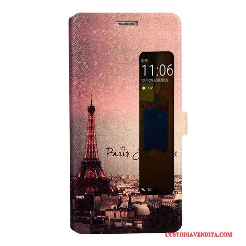 Custodia Huawei Mate 9 Pro Cartone Animato Rosatelefono, Cover Huawei Mate 9 Pro Pelle