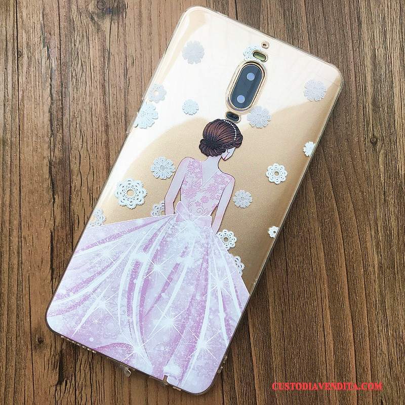 Custodia Huawei Mate 9 Pro Creativo Anti-caduta Morbido, Cover Huawei Mate 9 Pro Silicone Di Personalità Super