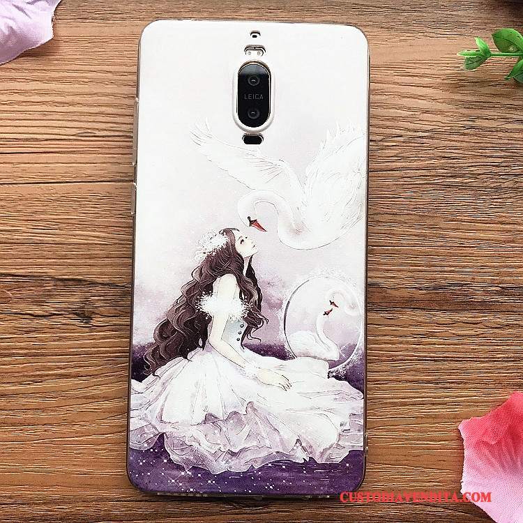 Custodia Huawei Mate 9 Pro Creativo Anti-caduta Morbido, Cover Huawei Mate 9 Pro Silicone Di Personalità Super