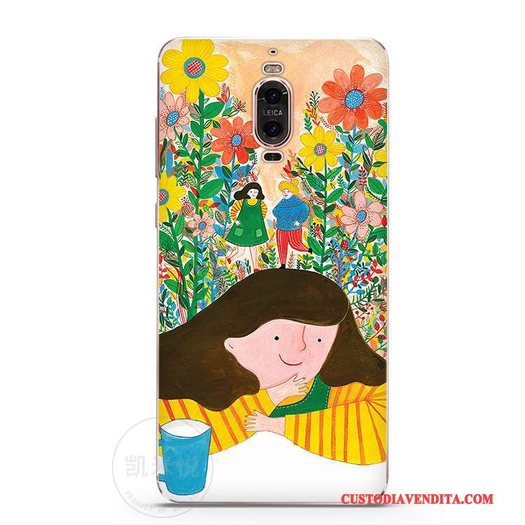 Custodia Huawei Mate 9 Pro Creativo Di Personalità Fresco, Cover Huawei Mate 9 Pro Protezione Morbido Pittura Ad Olio