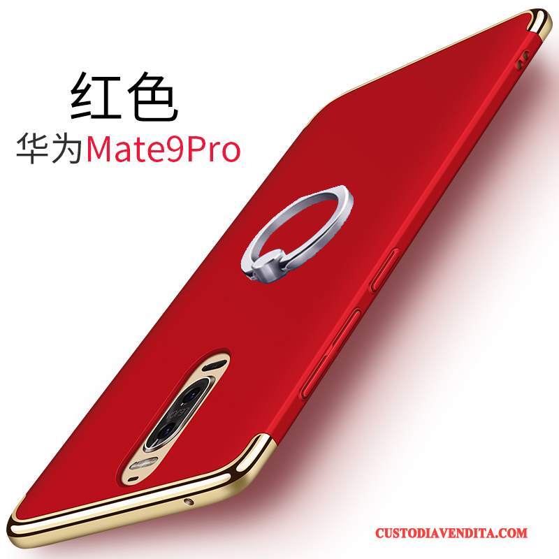 Custodia Huawei Mate 9 Pro Difficile Rosso, Cover Huawei Mate 9 Pro Metallotelefono