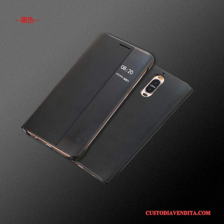 Custodia Huawei Mate 9 Pro Pelle Grigiotelefono, Cover Huawei Mate 9 Pro Protezione