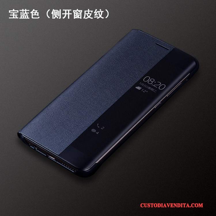 Custodia Huawei Mate 9 Pro Pelle Grigiotelefono, Cover Huawei Mate 9 Pro Protezione