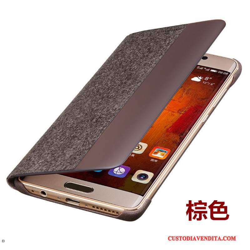 Custodia Huawei Mate 9 Pro Pelle Nerotelefono, Cover Huawei Mate 9 Pro Protezione