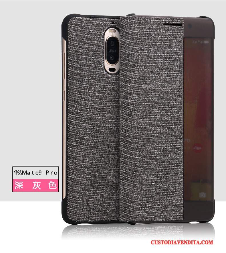 Custodia Huawei Mate 9 Pro Pelle Nerotelefono, Cover Huawei Mate 9 Pro Protezione