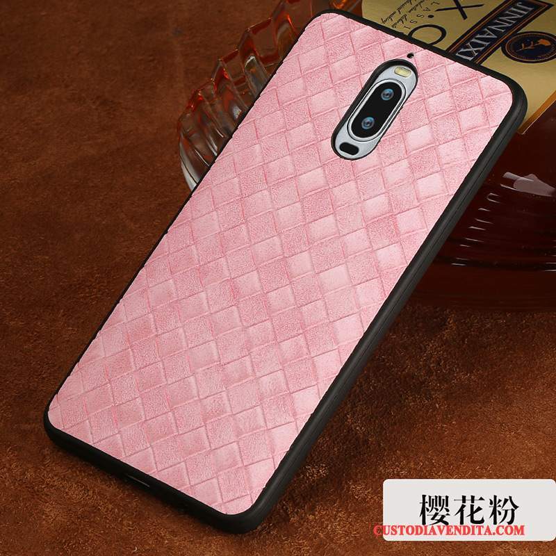 Custodia Huawei Mate 9 Pro Pelle Rosa Nuovo, Cover Huawei Mate 9 Pro Colore Telefono Sottile