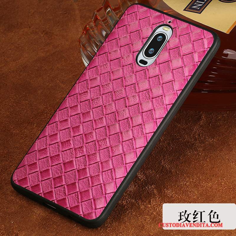 Custodia Huawei Mate 9 Pro Pelle Rosa Nuovo, Cover Huawei Mate 9 Pro Colore Telefono Sottile