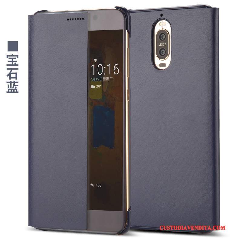 Custodia Huawei Mate 9 Pro Pelle Rosatelefono, Cover Huawei Mate 9 Pro Protezione