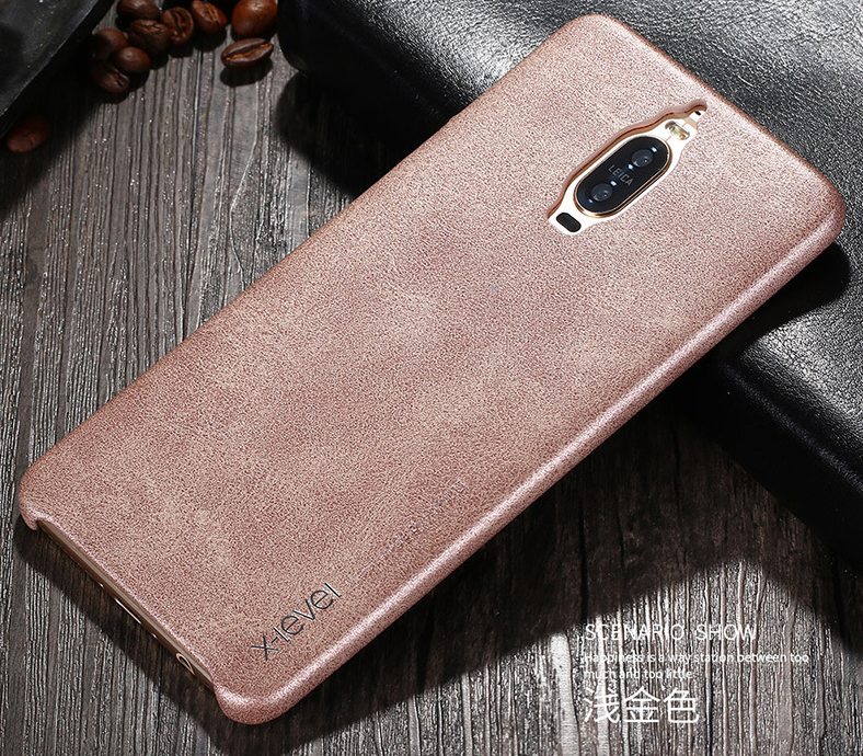 Custodia Huawei Mate 9 Pro Pelle Telefono Nero, Cover Huawei Mate 9 Pro Protezione Affari