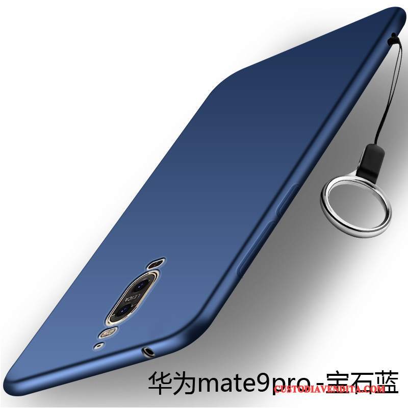 Custodia Huawei Mate 9 Pro Silicone Morbidotelefono, Cover Huawei Mate 9 Pro Protezione Tutto Incluso Blu