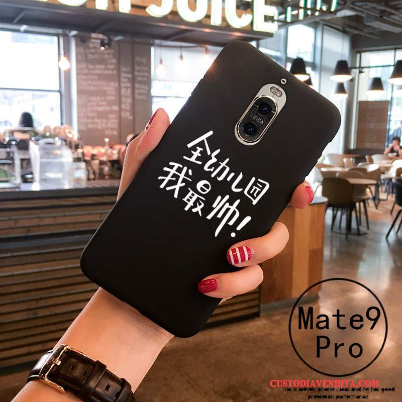 Custodia Huawei Mate 9 Pro Silicone Nero Di Personalità, Cover Huawei Mate 9 Pro Protezione Tendenzatelefono