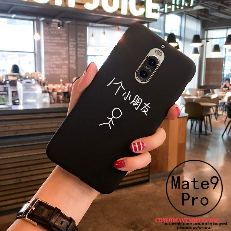 Custodia Huawei Mate 9 Pro Silicone Nero Di Personalità, Cover Huawei Mate 9 Pro Protezione Tendenzatelefono