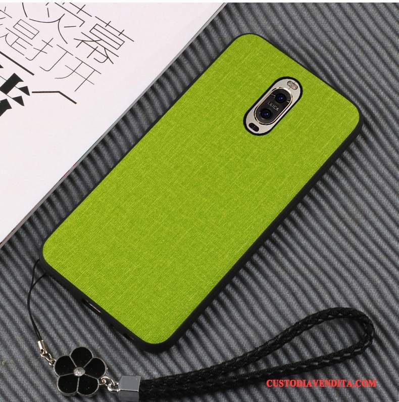 Custodia Huawei Mate 9 Pro Silicone Verdetelefono, Cover Huawei Mate 9 Pro Pelle Morbido Tutto Incluso