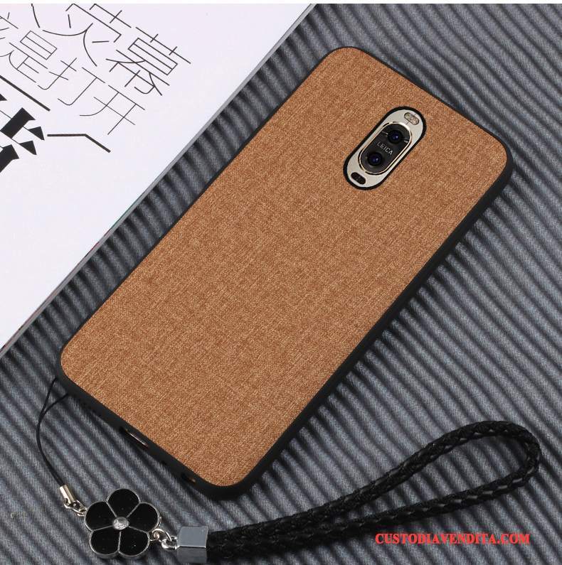 Custodia Huawei Mate 9 Pro Silicone Verdetelefono, Cover Huawei Mate 9 Pro Pelle Morbido Tutto Incluso