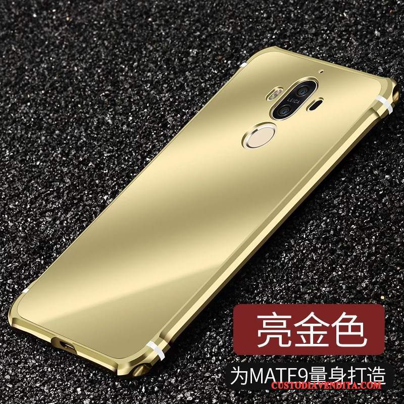 Custodia Huawei Mate 9 Protezione Nerotelefono, Cover Huawei Mate 9 Metallo