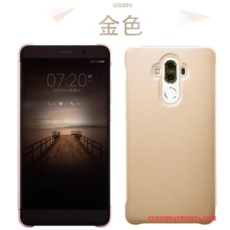 Custodia Huawei Mate 9 Protezione Telefono Rosa, Cover Huawei Mate 9 Pelle Anti-caduta Tutto Incluso