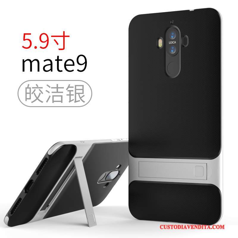 Custodia Huawei Mate 9 Silicone Anti-caduta Blu, Cover Huawei Mate 9 Semplicitelefono