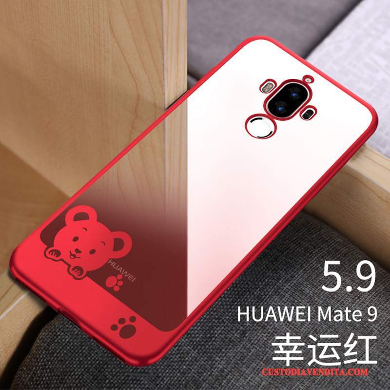 Custodia Huawei Mate 9 Silicone Anti-caduta Sottile, Cover Huawei Mate 9 Morbido Rosa