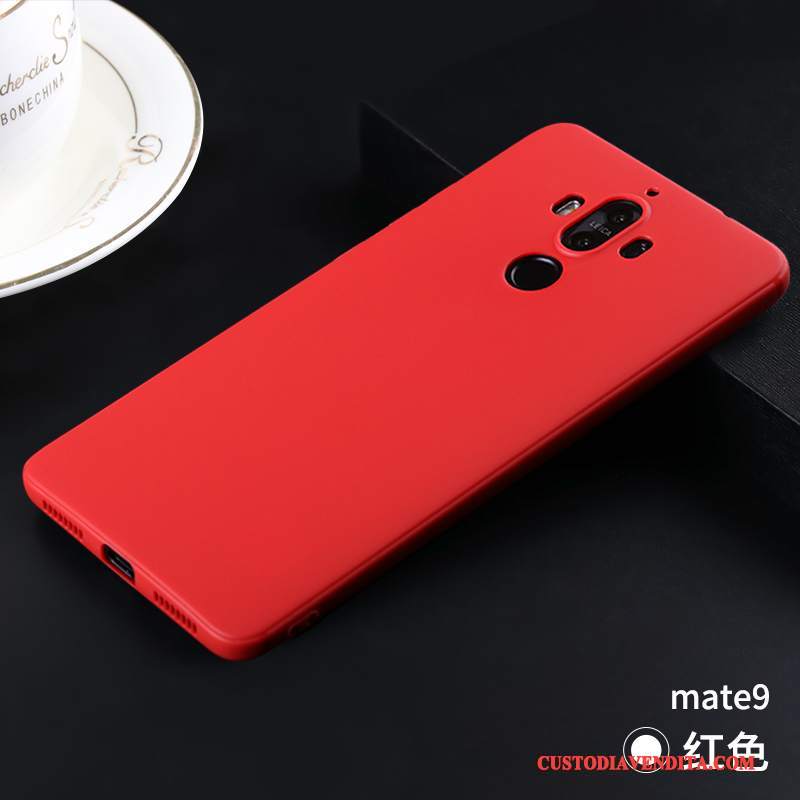 Custodia Huawei Mate 9 Silicone Macchiatitelefono, Cover Huawei Mate 9 Morbido Nero