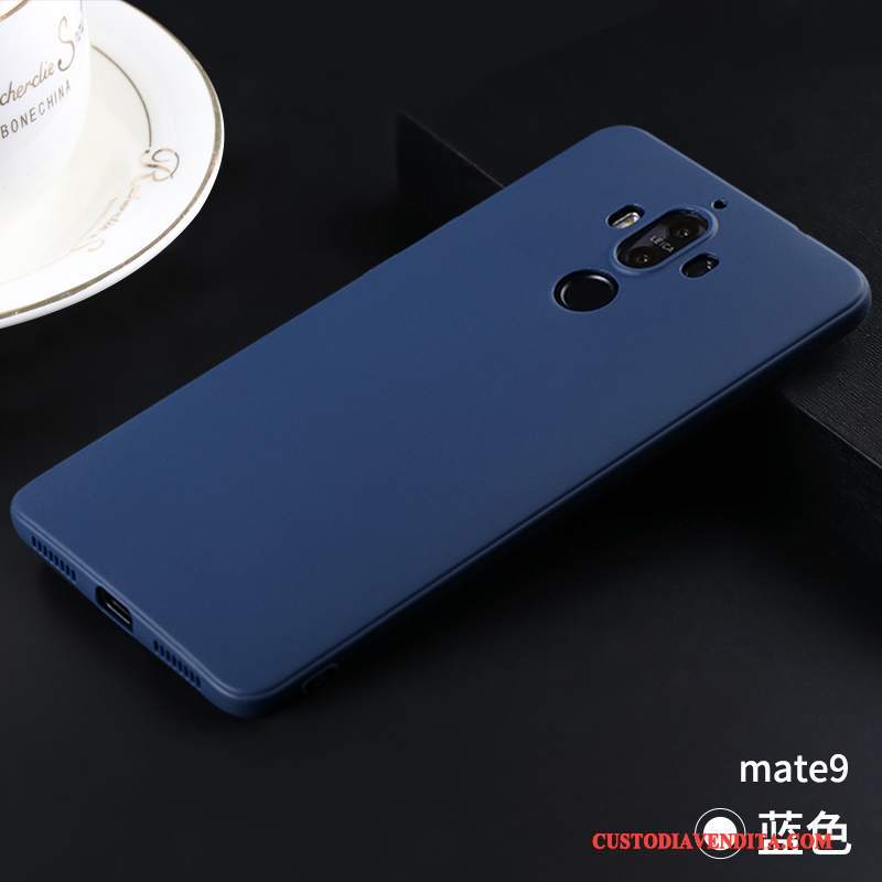 Custodia Huawei Mate 9 Silicone Macchiatitelefono, Cover Huawei Mate 9 Morbido Nero