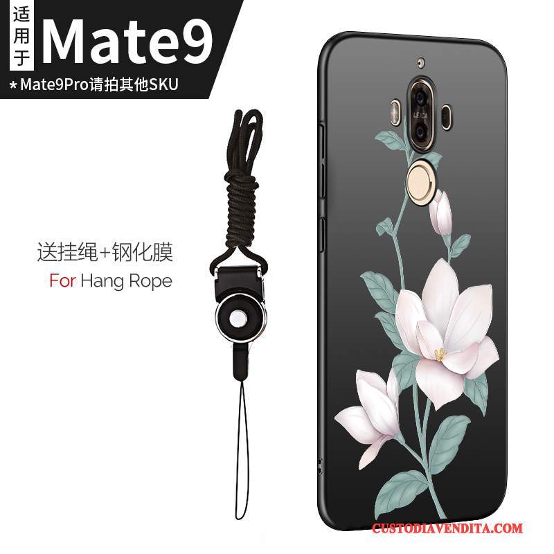 Custodia Huawei Mate 9 Silicone Ornamenti Appesi Morbido, Cover Huawei Mate 9 Protezione Sottile Anti-caduta