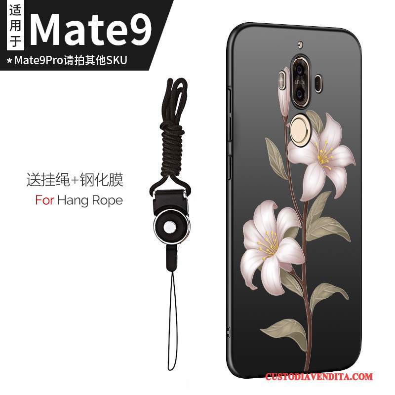 Custodia Huawei Mate 9 Silicone Ornamenti Appesi Morbido, Cover Huawei Mate 9 Protezione Sottile Anti-caduta