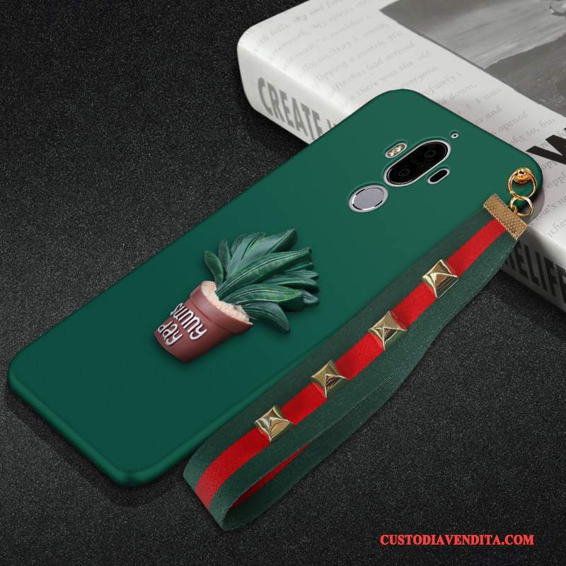 Custodia Huawei Mate 9 Silicone Ornamenti Appesitelefono, Cover Huawei Mate 9 Creativo Tutto Incluso Tendenza