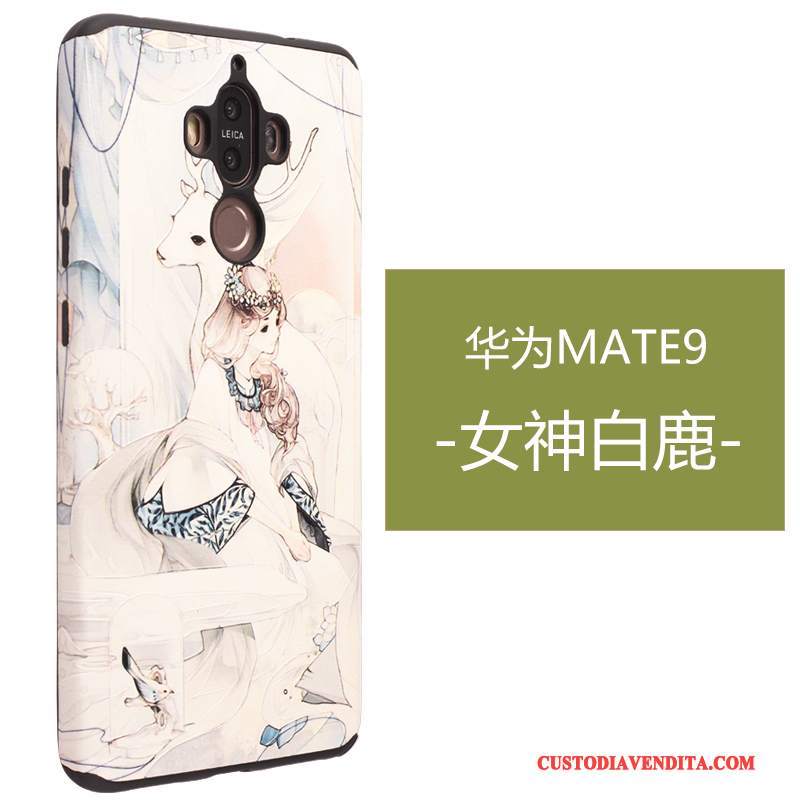 Custodia Huawei Mate 9 Silicone Tutto Incluso Anti-caduta, Cover Huawei Mate 9 Colore Morbidotelefono