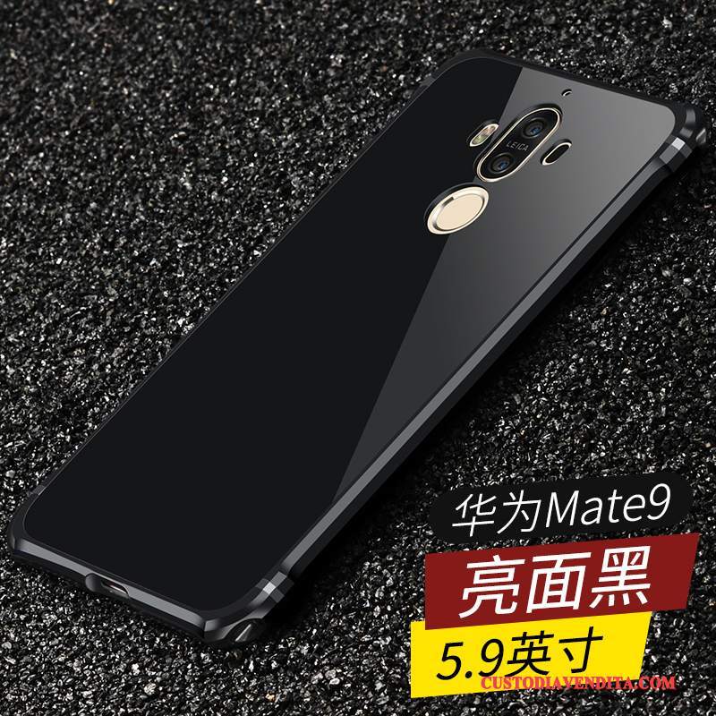 Custodia Huawei Mate 9 Telaio Tutto Incluso, Cover Huawei Mate 9 Blu Difficile