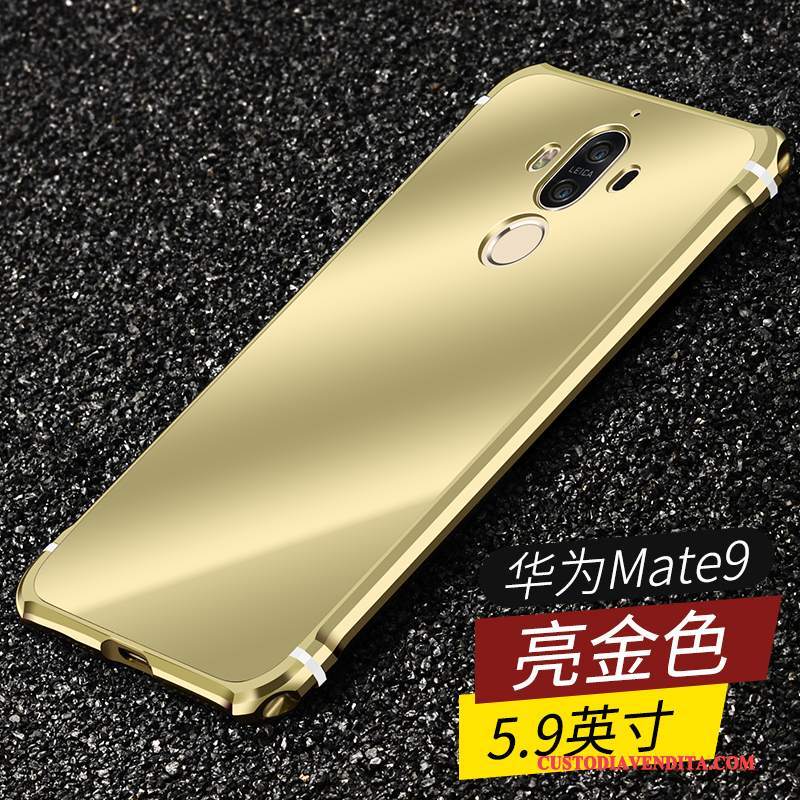 Custodia Huawei Mate 9 Telaio Tutto Incluso, Cover Huawei Mate 9 Blu Difficile