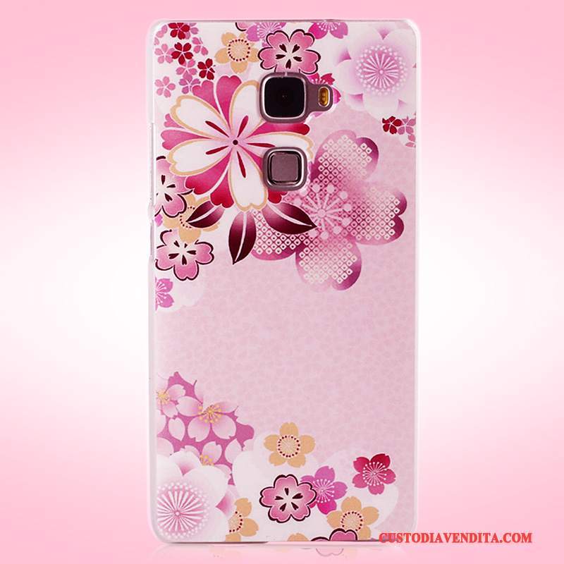 Custodia Huawei Mate S Colore Macchiati Difficile, Cover Huawei Mate S Protezione Rosatelefono