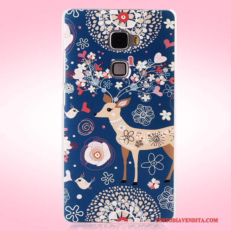 Custodia Huawei Mate S Colore Macchiati Difficile, Cover Huawei Mate S Protezione Rosatelefono