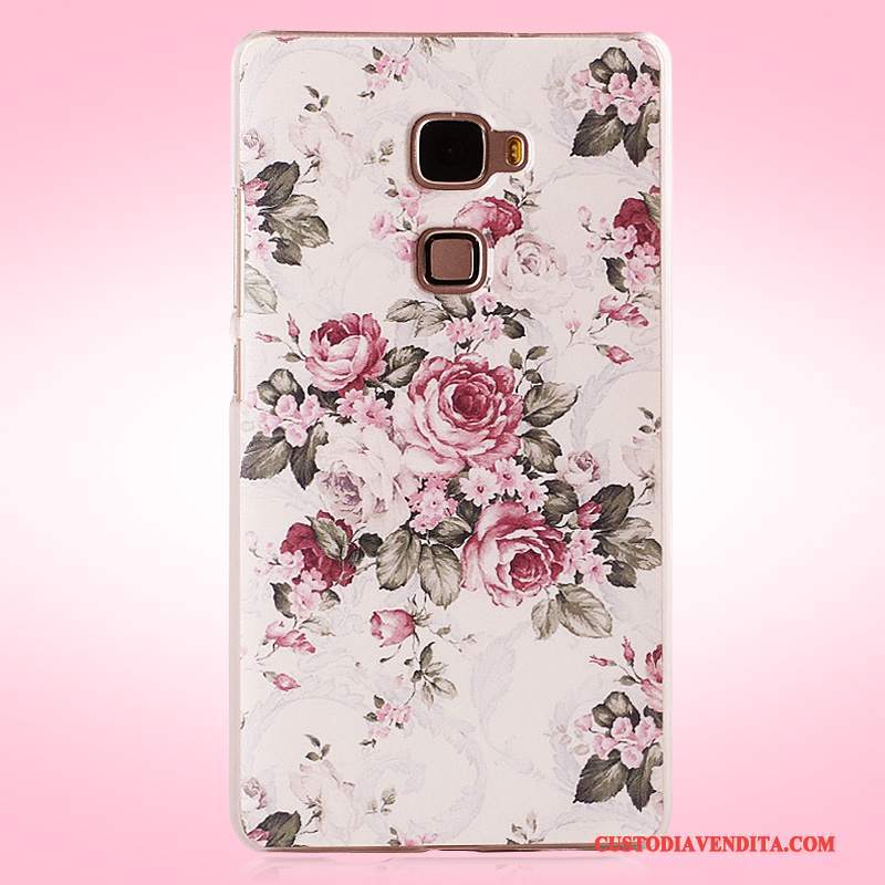 Custodia Huawei Mate S Colore Macchiati Difficile, Cover Huawei Mate S Protezione Rosatelefono