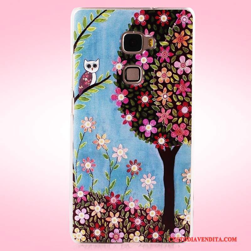 Custodia Huawei Mate S Colore Macchiati Difficile, Cover Huawei Mate S Protezione Rosatelefono