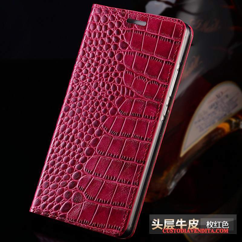 Custodia Huawei Mate S Folio Telefono Vino Rosso, Cover Huawei Mate S Silicone Anti-caduta