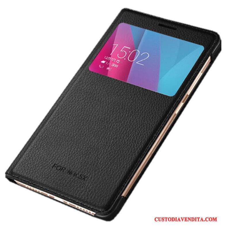 Custodia Huawei Mate S Pelle Grigiotelefono, Cover Huawei Mate S Protezione