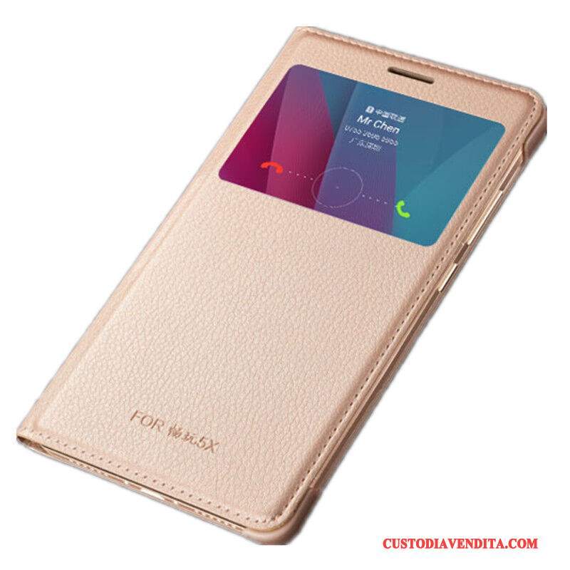 Custodia Huawei Mate S Pelle Grigiotelefono, Cover Huawei Mate S Protezione