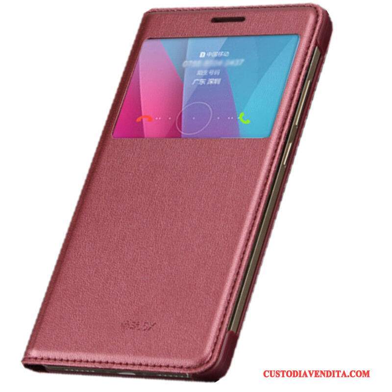 Custodia Huawei Mate S Pelle Grigiotelefono, Cover Huawei Mate S Protezione