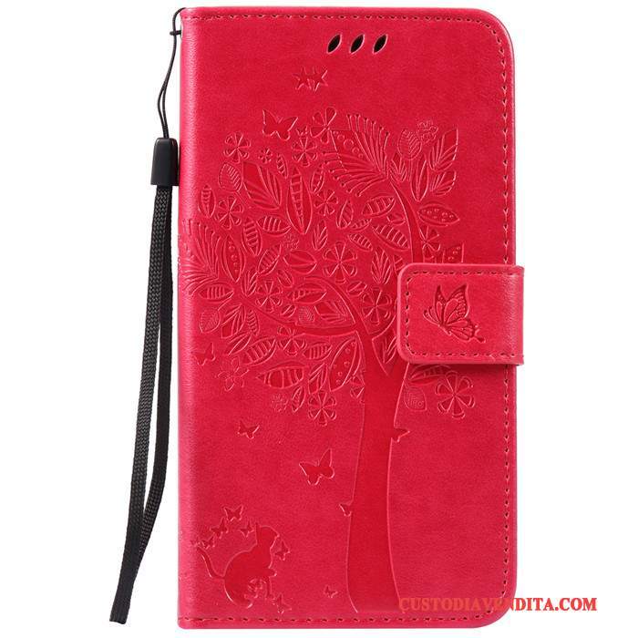 Custodia Huawei Mate S Pelle Morbido Rosa, Cover Huawei Mate S Folio Tutto Incluso Anti-caduta