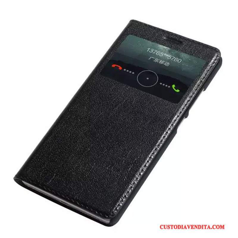 Custodia Huawei Mate S Pelle Mucca Dormienza, Cover Huawei Mate S Protezione Rossotelefono