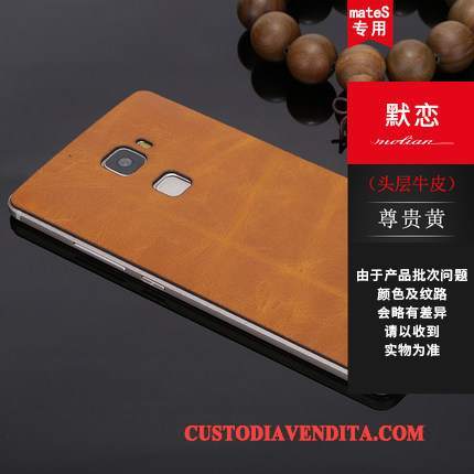 Custodia Huawei Mate S Protezione Sottile Metallo, Cover Huawei Mate S Pelle Telaiotelefono